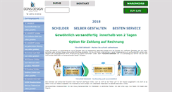 Desktop Screenshot of donsdesign.eu